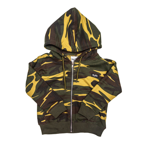 Camo fleece Zip Hoody